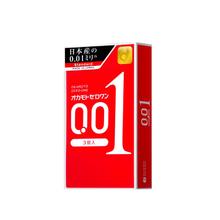 OKAMOTO 冈本 001安全套套 超薄/超润滑/加大L码三种选择 3只装