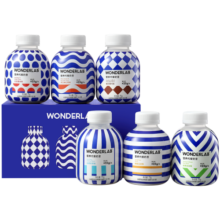 WONDERLAB万益蓝 小胖瓶代餐奶昔 高蛋白膳食纤维早餐速食 经典款75g*6瓶