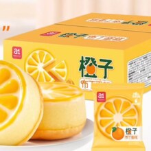 PLUS会员:a1 橙子布丁蛋糕 400g*3件