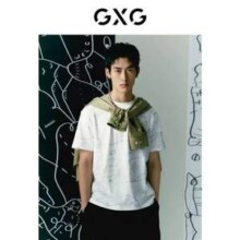 断码清仓，GXG 男士潮流印花纯棉短袖T恤 多款