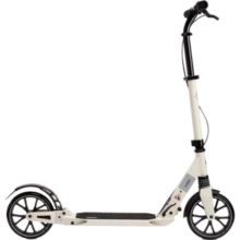 迪卡侬（DECATHLON）滑板车成人通勤大轮车大人oxelo专业可折叠成年车IVS1 象牙白（新老款握把随机发货）