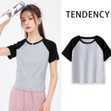 JEANSWEST 真维斯 女士纯棉短袖T恤