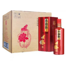 11日20点:小糊涂仙小福仙和谐是福52度500ml*6浓香型白酒