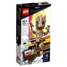 乐高（LEGO）积木超级英雄76217我是格鲁特10岁+男孩女孩儿童玩具漫威生日礼物