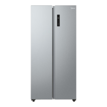plus会员：美的（Midea）470升变频一级能效对开冰箱双开门风冷无霜BCD-470WKPZM(E)超薄机身可嵌入