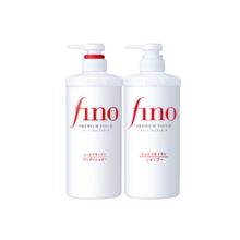FINO芬浓透润美容液洗护套装(洗发水550ml+护发素550ml)修护滋养顺滑