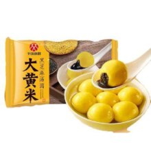 需首购、PLUS会员: 千味央厨 大黄米黑芝麻汤圆 320g