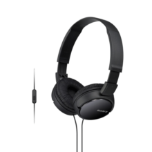 索尼（SONY）MDR-ZX110AP 耳机头戴式有线带麦台式电脑笔记本手机适用耳麦 办公学生网课学习 音乐耳机 黑色