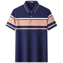 雅鹿短袖t恤休闲男士翻领polo衫