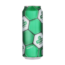 青岛啤酒经典10度 足球罐啤酒优质原料 500mL 12罐