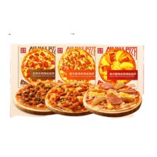 PLUS会员: 幸福西饼 8英寸披萨薄底牛肉+烤鸡+培根 3片装 780g