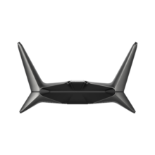 MIFON X1电竞路由器 WiFi6 三频速率AX6600M 四核处理器 2.5G网口 一键游戏加速 智能显示屏 太空灰