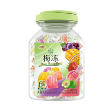 26号20点 限量500份：溜溜梅梅冻1780g 蒟蒻果冻 六味冻冻桶1780g1桶