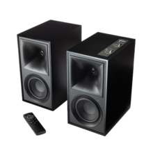 杰士（Klipsch）The Fives有源书架监听音箱 HiFi音箱 电视音响 无线蓝牙号角音响 可调EQ 哑光黑色
