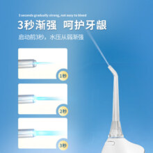博皓（prooral）冲牙器洗牙器水牙线洁牙器预防牙结石 牙刷电动牙齿清洁器组合 5025白+T38白 | 2支喷头 +2支刷头