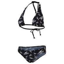 SPEEDO 速比涛 返潮现象女子比基尼 系带比基尼复古俏皮性感抗氯