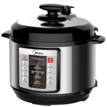 美的（Midea）智能电压力锅5L家用多功能 易清洁双胆 智能预约 收汁入味 大火力 高压锅50A1P（3-6人食用）