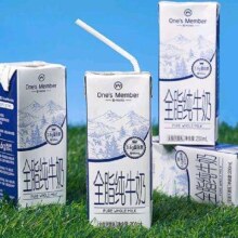 京东百亿补贴：One's Member 1号会员店 全脂纯牛奶 200ml*30盒/箱