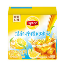 plus会员、掉落券:立顿（Lipton）清新柠檬茶 花草花果茶 固体饮料 冲饮速溶茶粉10包/盒180g