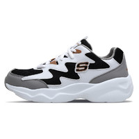 SKECHERS 斯凯奇 D'Lites Airy 女子休闲运动鞋 88888105/BKGD 黑色/金色 37