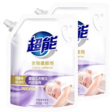 plus会员：超能 衣物柔顺剂(薰衣草)1kg*2袋