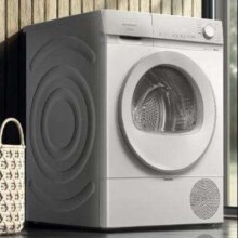 预售、PLUS会员：SIEMENS 西门子 小晶钻系列 烘干机家用 10公斤热泵干衣机 WQ53H2000W