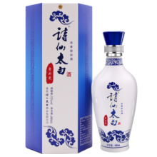 诗仙太白青云瓷  双重陈藏纯粮酿造 浓香型白酒 52度 480mL 6瓶 （整箱装）