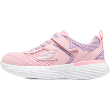 Skechers斯凯奇儿童小白鞋夏季男女童运动鞋透气跑步鞋302551L/405103L 女款/粉红色/薰衣草色/PKLV 35码