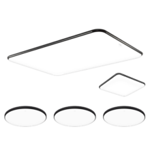 雷士（NVC）led智控吸顶灯北欧现代简约客厅卧室超薄灯具米家AI调光灯饰 极光