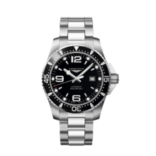 浪琴（LONGINES）瑞士手表 康卡斯潜水系列 机械钢带男表