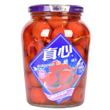 京东百亿补贴、PLUS会员：真心 山楂水果罐头 880g
