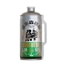 再补货、88VIP：鲸都鲜酿 皮尔森精酿啤酒 2000ml*1瓶
