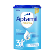 爱他美（Aptamil）德国版较大婴儿配方奶粉3段（10-12个月）易乐罐 800g