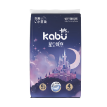 卡布 KABU 星空城堡拉拉裤迷你装XL码8片(12-17KG) 尿裤尿不湿 出行便携