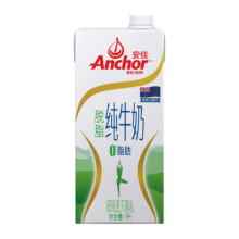 PLUS会员: 安佳（Anchor） 3.6g蛋白质牛奶 新西兰原装进口 1L 单支装