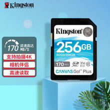 Kingston 金士顿 SDG3系列 SD存储卡 256GB（USH-I、V30、U3）