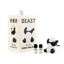 野兽派（THE BEAST）熊猫噗噗打哈欠车载香水汽车香薰喷雾除异味生日礼物