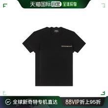 EMPORIO ARMANI 香港直邮Emporio Armani阿玛尼男士T恤黑色短袖棉质简约透气圆领