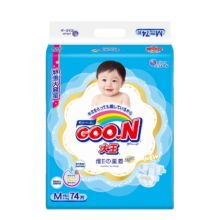 plus会员:大王（GOO.N） 维E纸尿裤婴儿宝宝尿不湿纸尿裤 新升级纸尿裤M36片（6-11kg）
