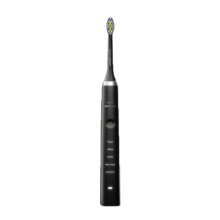 飞利浦(PHILIPS)电动牙刷成人声波震动钻石系列(自带刷头+充电旅行盒+充电玻璃杯)黑钻HX9352/04