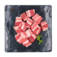 天顺源 原切牛腩块1kg 进口草饲牛腩肉生鲜 清真牛肉 冷冻炖煮食材