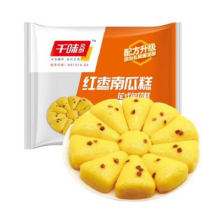 再补货、plus会员、需首购：千味央厨 红枣南瓜糕 花式免切发糕 米糕300g
