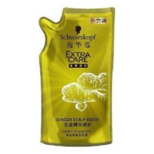 PLUS会员：Schwarzkopf 施华蔻 生姜精华修护头皮净澈洗发露 补充装200ml