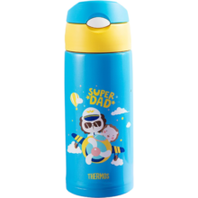 膳魔师（THERMOS）保温杯儿童保温杯膳魔师直饮吸管杯男学生600ml青绿