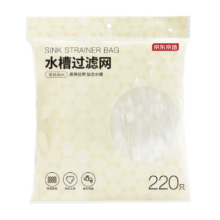 plus会员：京东京造 PE水槽过滤网 220只装