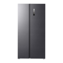 PLUS会员: Midea 美的 546升 对开门冰箱变频一级能效 风冷无 霜BCD-546WKPZMA 云釉灰
