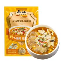 88VIP，需首购:乌江 金汤酸萝卜鱼调料350g