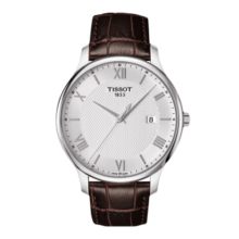天梭（TISSOT）瑞士手表 俊雅系列腕表 皮带石英男表 T063.610.16.038.00