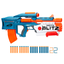 孩之宝（Hasbro）NERF热火 儿童户外玩具软弹枪新年 精英2.0 双擎使命发射器F5873