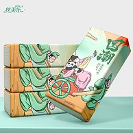 百年造纸厂，丝美乐 厨房专用抽纸 40抽*4包